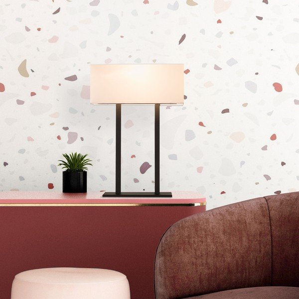 Bijela/crna stolna lampa (visina 52 cm) Salihini – Opviq lights-image-3