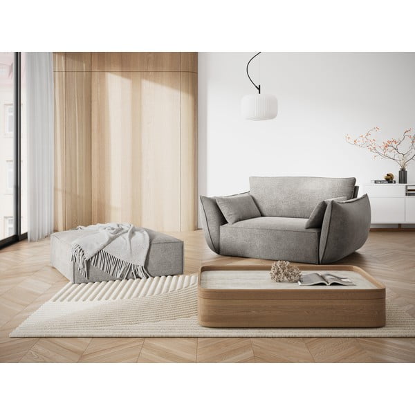 Svijetlosivi tabure Vanda - Mazzini Sofas-image-1