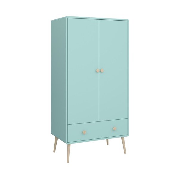 Tirkizni dječji ormar 80x160 cm Gaia - Tvilum-image-2