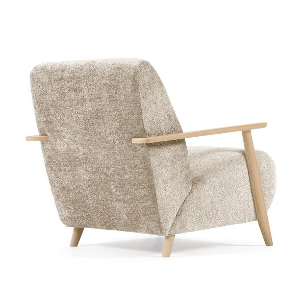 Bež fotelja Meghan – Kave Home-image-4