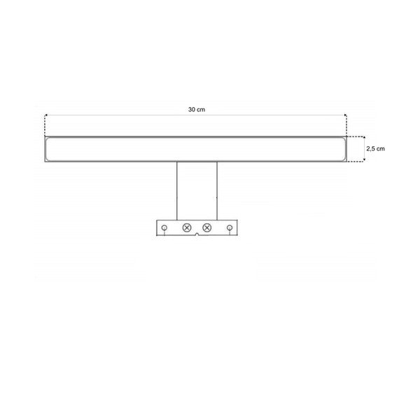 Zidno ogledalo s LED rasvjetom Tomasucci, 120 x 60 cm-image-4