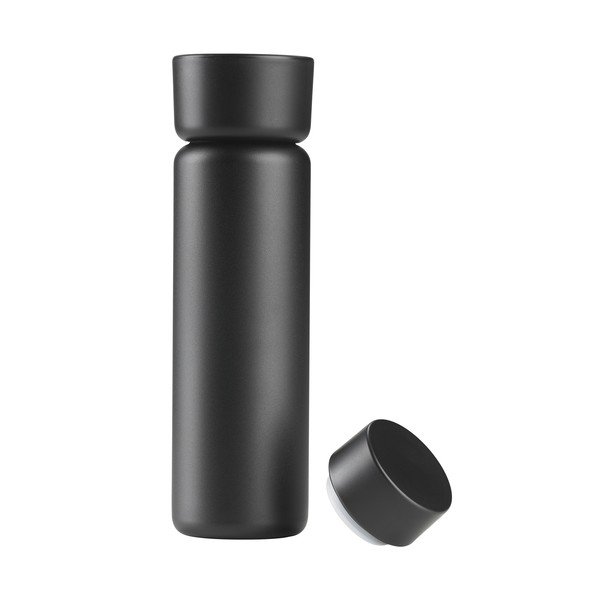 Crna termo šalica od nehrđajućeg čelika 650 ml Singles – Zone-image-4