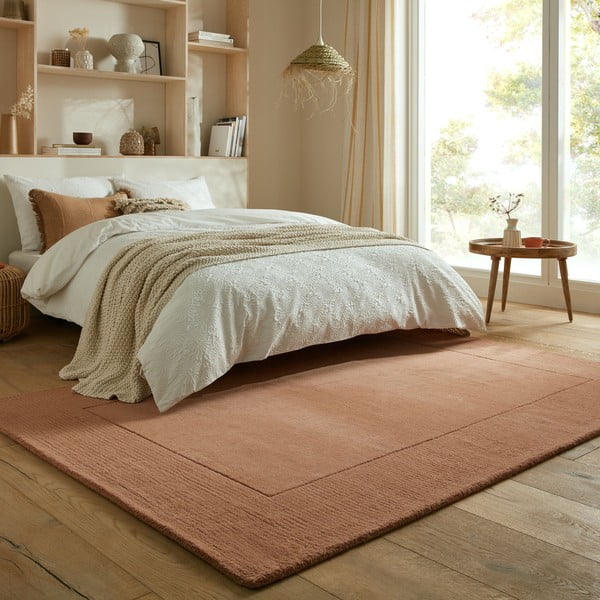 Ciglasti vuneni tepih 160x230 cm – Flair Rugs-image-1