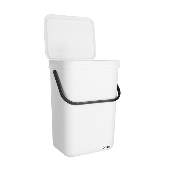 Bijela plastična kanta za smeće 10 l – Orion-image-2