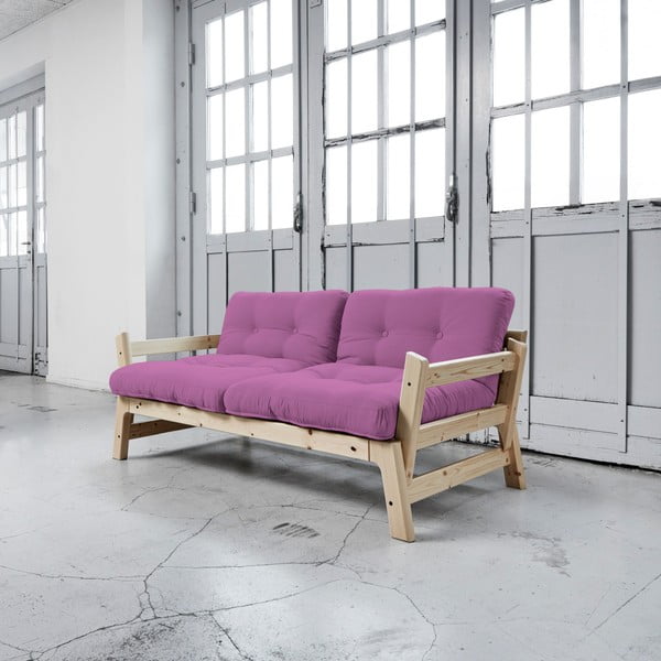 Varijabilna sofa Karup Step Natural / Taffy Pink