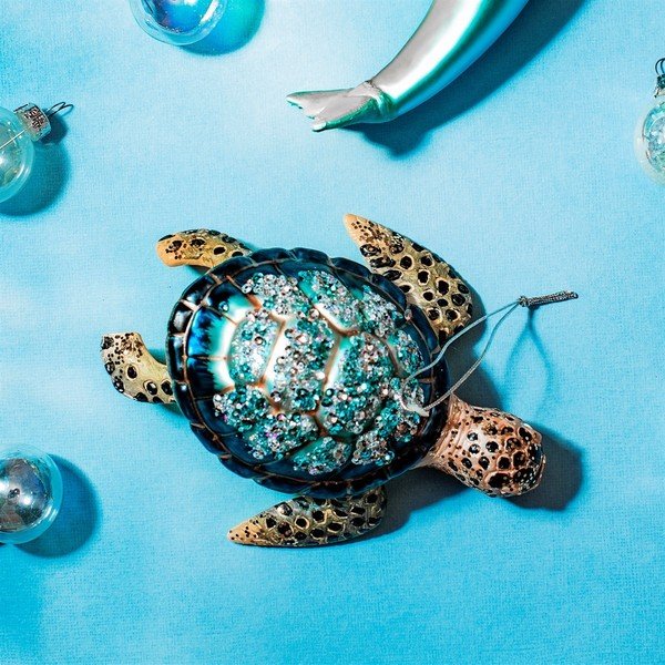 Ukas za božićno drvce 4 cm Turtle – Sass & Belle-image-1