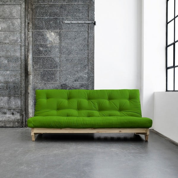 Karup Fresh Natural / Lime sofa na razvlačenje