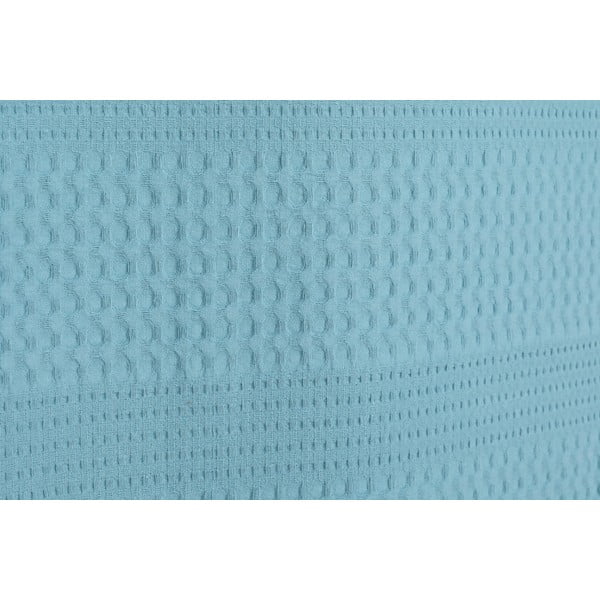 Plavi pamučni prekrivač za bračni krevet Mijolnir, 220 x 240 cm-image-4