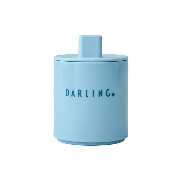 Svijetloplava dječja šalica Design Letters Mini Darling-image-1