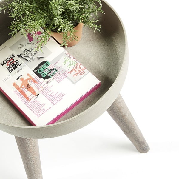 Sivi stalak za cvijeće La Forma Stahl, Ø 36 cm-image-2