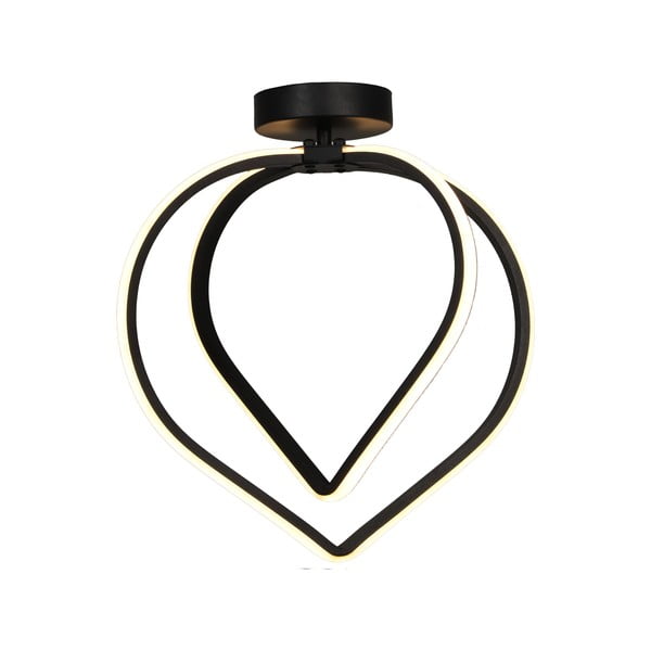 Crna metalna LED stropna svjetiljka Pars – Squid Lighting-image-2