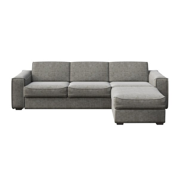 Sivi kauč na razvlačenje s promjenjivom stranom MESONICA Munro, 308 cm