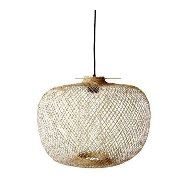 Viseća lampa od bambusa Bloomingville Nature, ø 42 cm