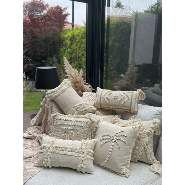 Pamučna ukrasna jastučnica 43x43 cm Seashells – Mioli Decor-image-3