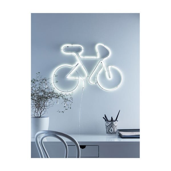 Bijela LED dekoracija Markslöjd Bicikl