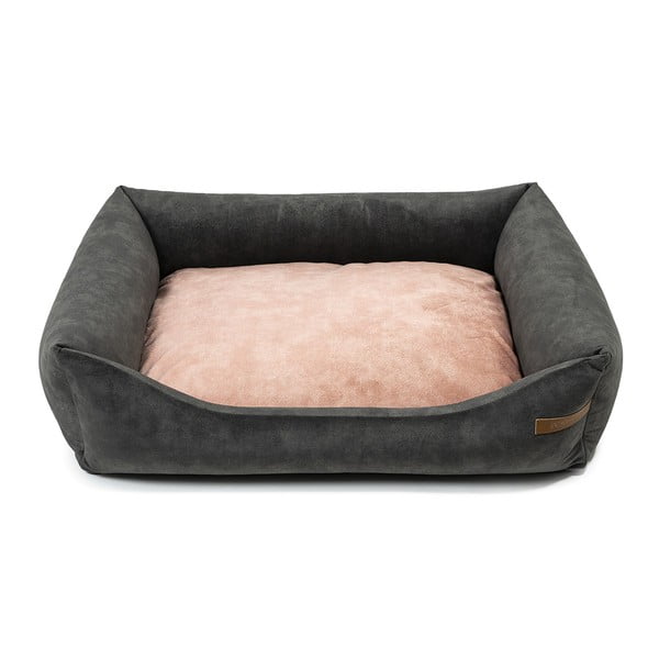Ružičasto-tamno sivi krevet za pse 85x105 cm SoftBED Eco XL – Rexproduct