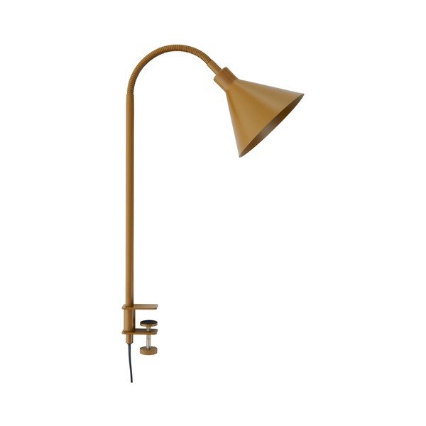 Smeđa metalna stolna lampa sa savitljivom konstrukcijom/s hvataljkom (visina 50 cm) Flexi Torino – Ellos Home