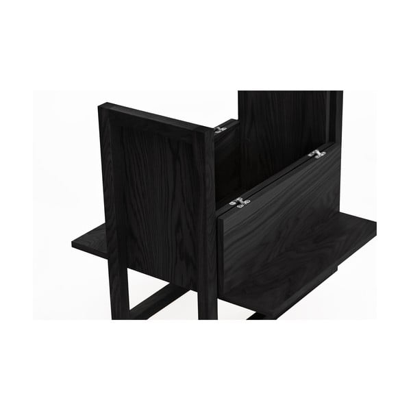 Crni ormarić za vino od hrastovine 59x60 cm NewEst - Woodman-image-4