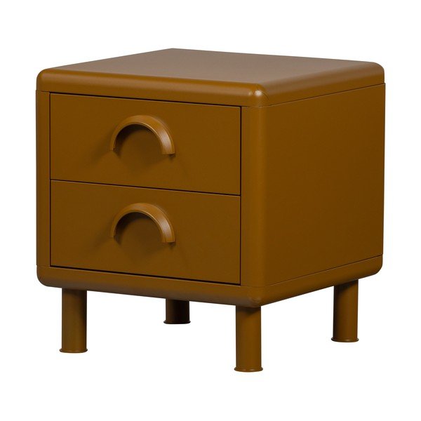 Oker žuti metalni noćni ormarić Rune – WOOOD-image-4