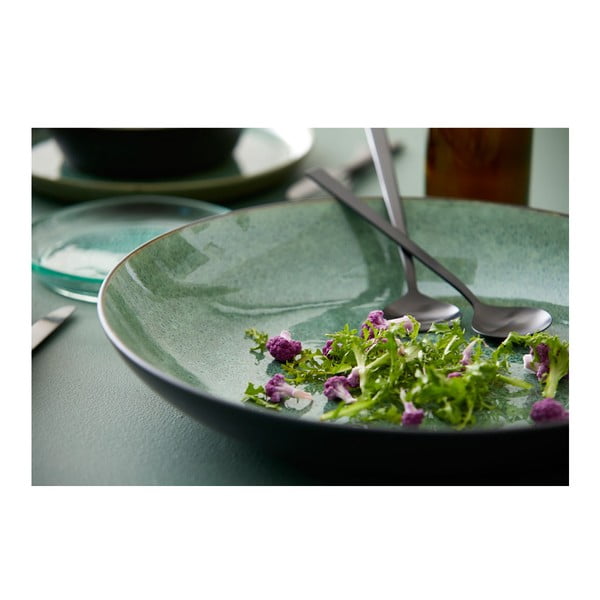 Zelena/crna zdjela od kamenine ø 40 cm Gastro Black/Green – Bitz-image-1