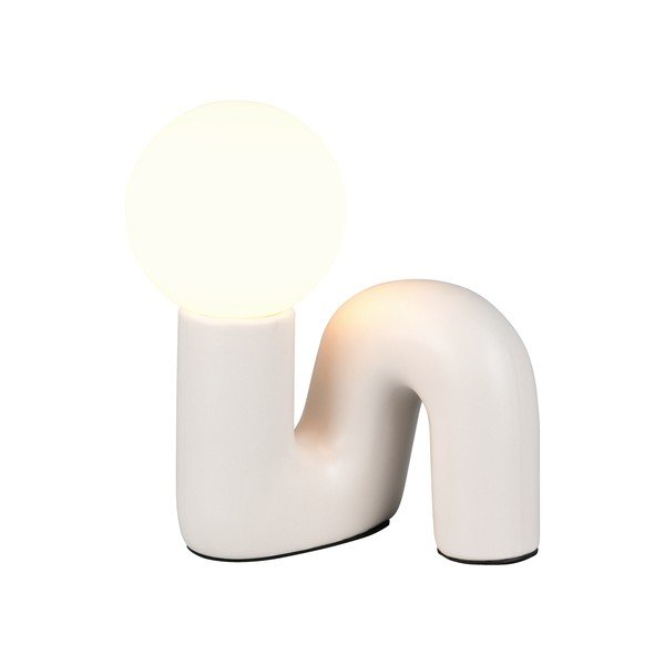 Stolna lampa keramička boje slonovače (visina 21,5 cm) Quinn – Reality-image-2