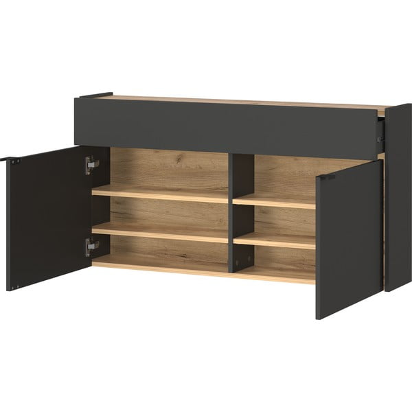 Antracitno sivi ormarić 110x57x22 cm Ameca – Germania-image-3