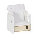 Bijela dječja blagovaonska stolica Nuun – Kave Home