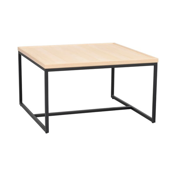 Stolić za kavu s hrastovom pločom stola u prirodnoj boji ø 70 cm Deerfield – Rowico-image-2