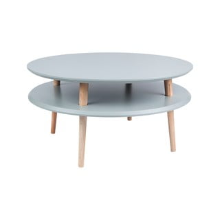 Tamnosivi stolić Ragaba UFO, Ø 70 cm