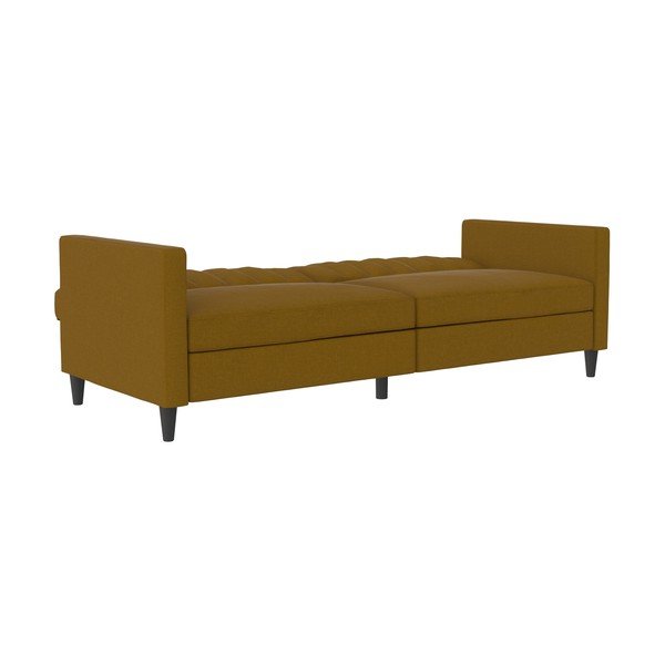 Žuta  sklopiva sofa 86 cm Celine – Støraa-image-3