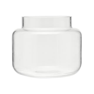 Staklena vaza Westwing Collection Lasse, visina 14 cm