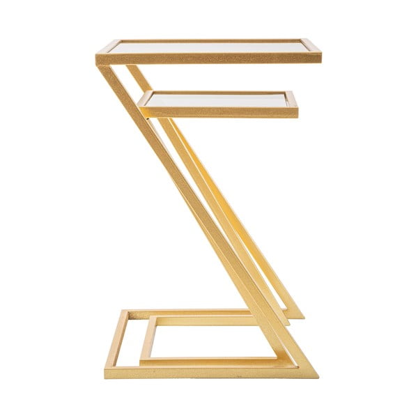 Pomoćni stolići u setu 2 kom sa staklenom pločom stola 40x40 cm Zet – Mauro Ferretti-image-3