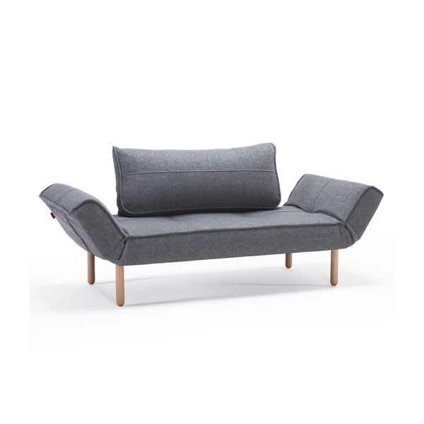 Siva varijabilna sofa Innovation Zeal Dark Wood