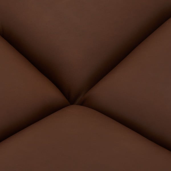 Tamno smeđi kožni tabure Miami – Furnhouse-image-4