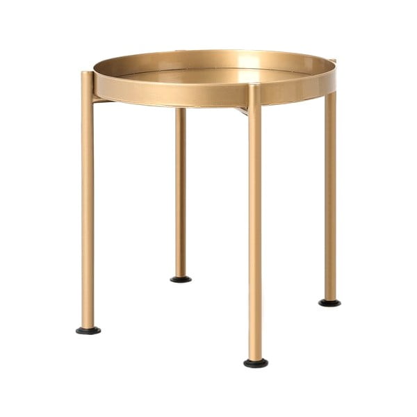 Stolić u zlatnoj boji CustomForm Hanna, Ø 40 cm