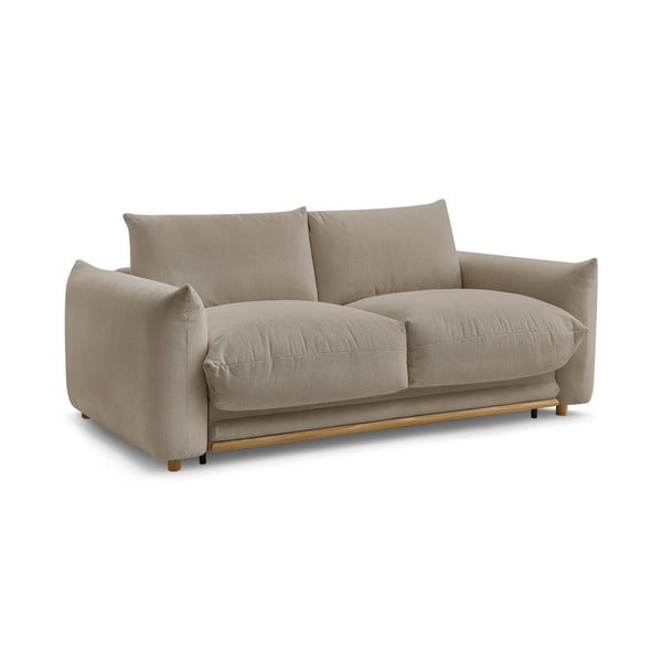 Bež sklopiva sofa 234 cm Ernest – Bobochic Paris-image-3