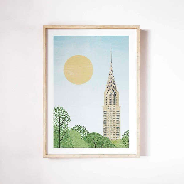Plakat 30x40 cm Chrysler Building - Travelposter-image-2