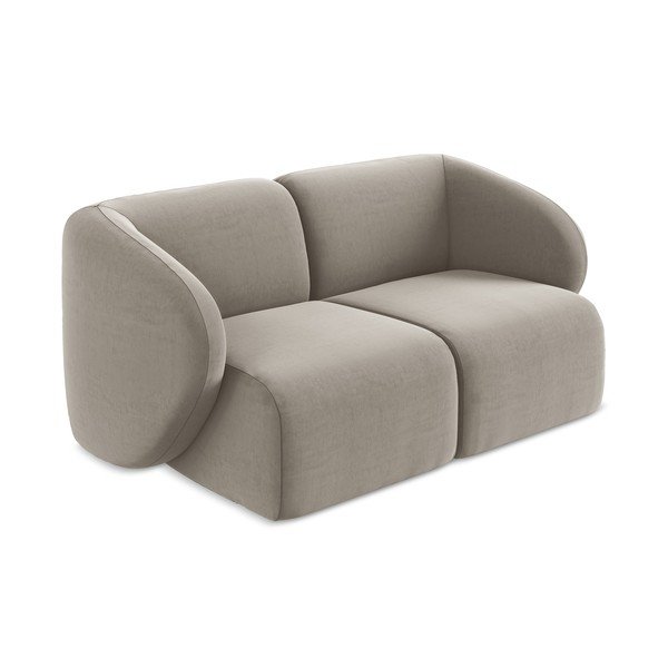 Svjetlo smeđa baršunasti sofa 174 cm Lani – Makamii-image-2