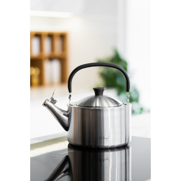 Mat kuhalo za vodu s klipom od nehrđajućeg čelika Vialli Design Diamante, 1,5 l-image-2