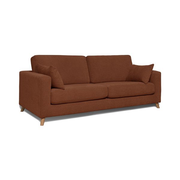 Tamno narančasta sofa 234 cm Faria - Scandic-image-1