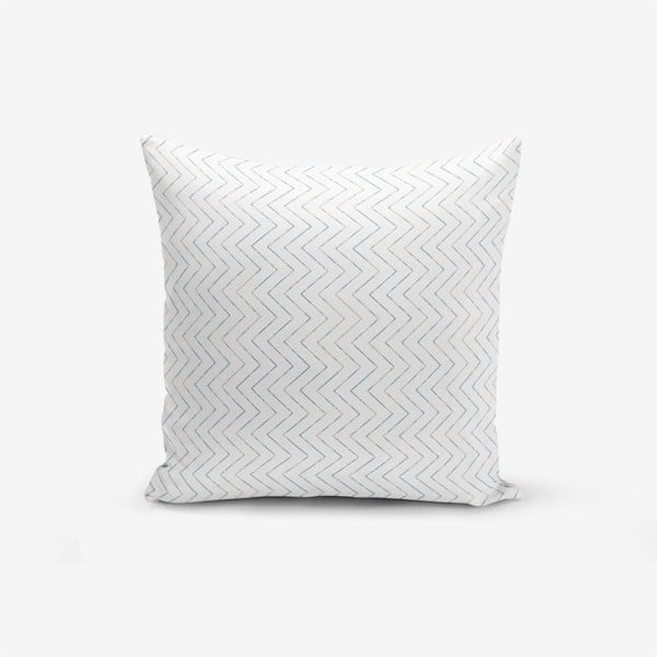 Jastučnica s primjesom pamuka Minimalist Cushion Covers Colorful Zigzag Puro, 45 x 45 cm