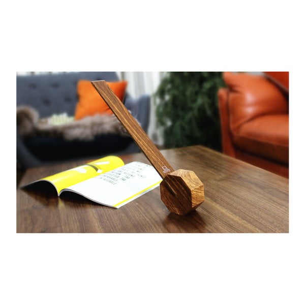 Smeđa LED stolna lampa (visina 38 cm) Octagon One – Gingko-image-3