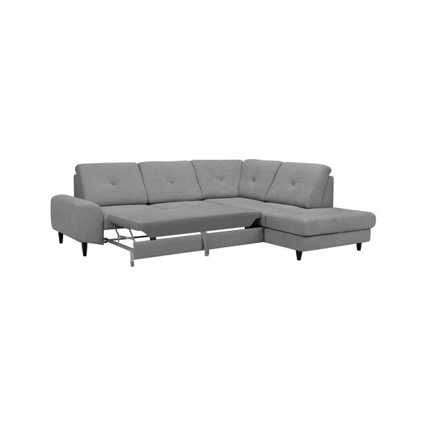 Svijetlosivi kutni kauč na razvlačenje s prostorom za odlaganje Windsor &amp; Co Sofas, desni kut Beta-image-3