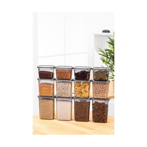 Posude za namirnice u setu 12 kom za čuvanje hrane Fresco – Hermia-image-1
