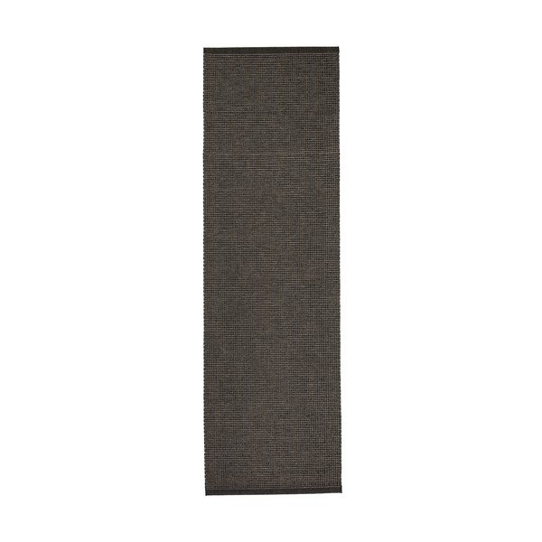 Antracitno siva unutarnja i vanjska staza 70x240 cm Emm Black Linen – Pappelina-image-4