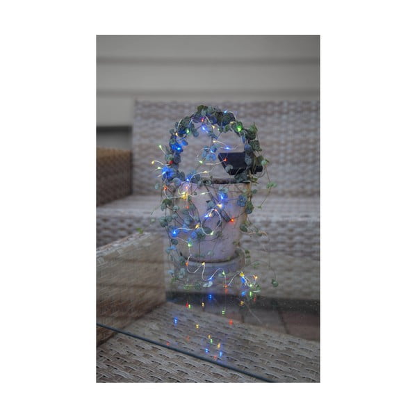 Vanjski solarni LED rasvjetni lanac s diodama u boji Star Trading DewDrop, dužina 5 m-image-4