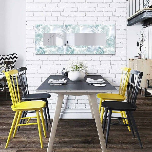 Zidno ogledalo s drvenim okvirom 40x120 cm - Wallity-image-2