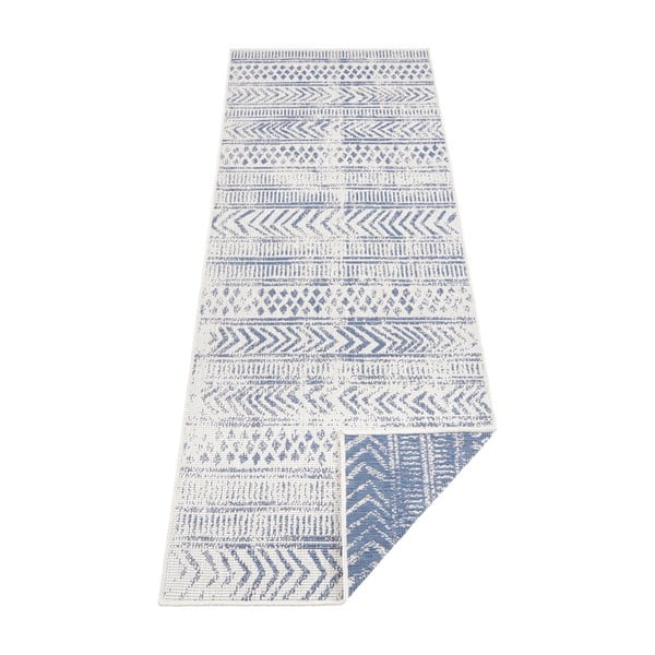 Plavo-krem vanjski tepih NORTHRUGS Biri, 80 x 250 cm-image-4