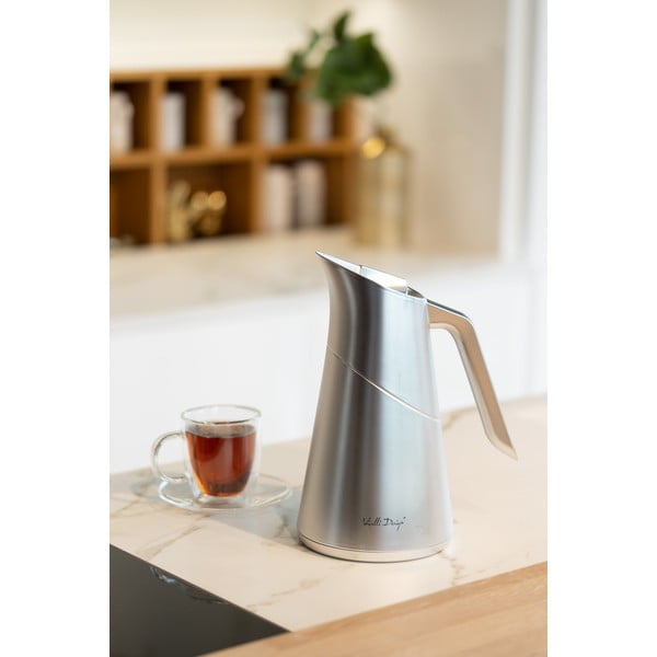 Termosica u mat srebrnoj boji 1 l Soho – Vialli Design-image-2