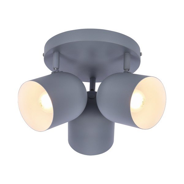 Svijetlo plava stropna svjetiljka s metalnim sjenilom 32x32 cm Azuro – Candellux Lighting-image-3